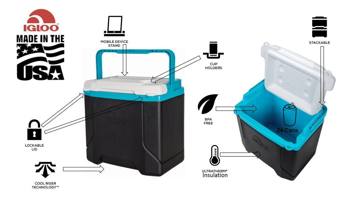 Igloo profile 16 sales quart cooler