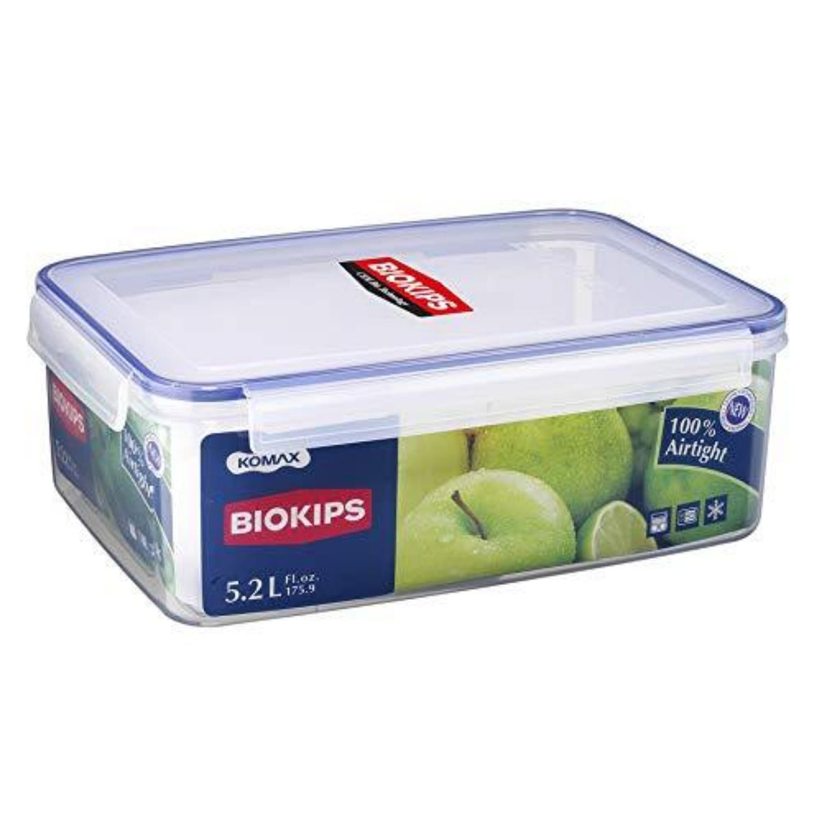 Komax Biokips 4 Compartment Lunch Containers [Set-of-5] 