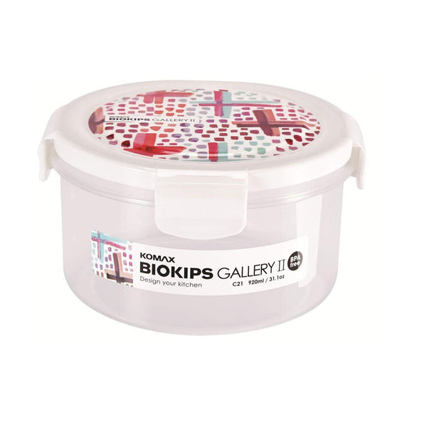 KOMAX Biokips Food Grade Plastic Container | BPA Free | C21 (920 ml)