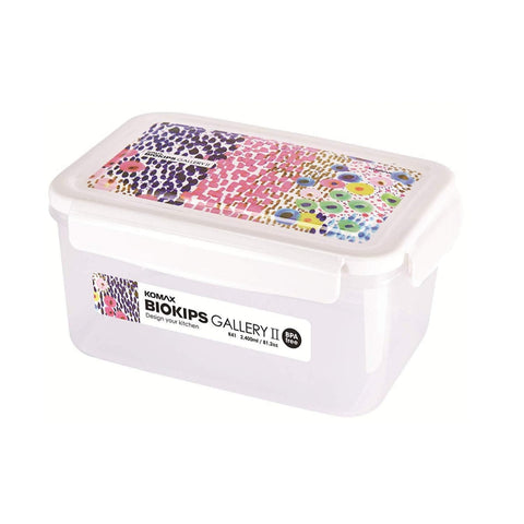 KOMAX Biokips Food Grade Plastic Container | BPA Free | R41 (2.4Lt)