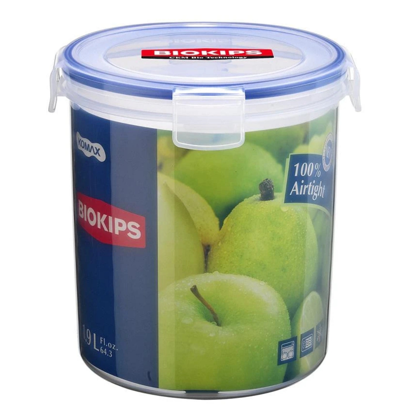 KOMAX Biokips Food Grade Plastic Container, BPA Free